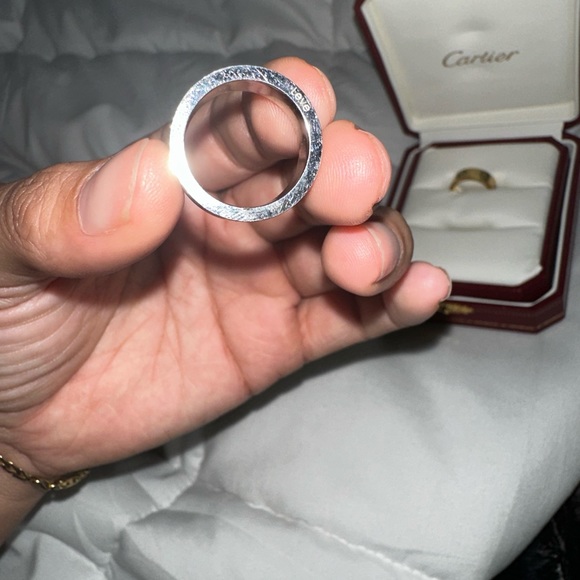 Cartier Love Rings Set in Gold and Silver - Picture 5 of 9